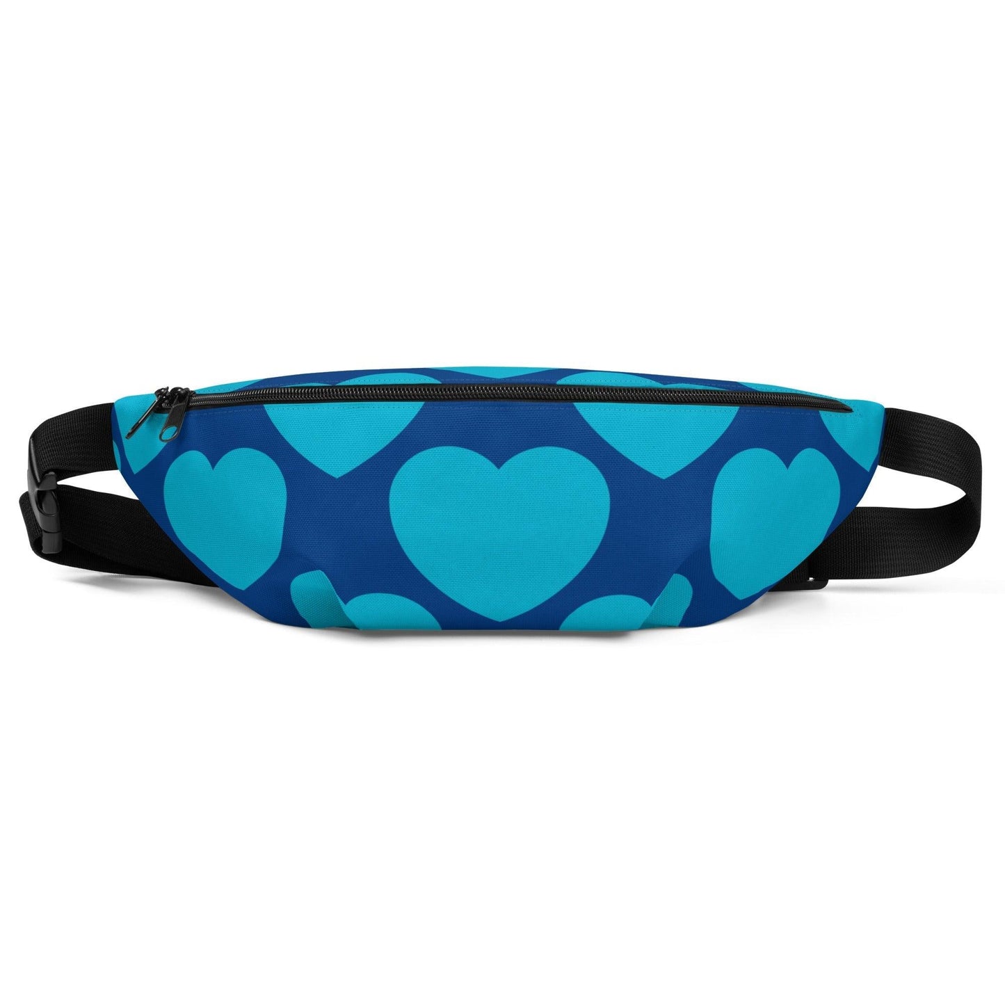 Fanny Pack - ELLIE LOVE blue - Bold Heart Print