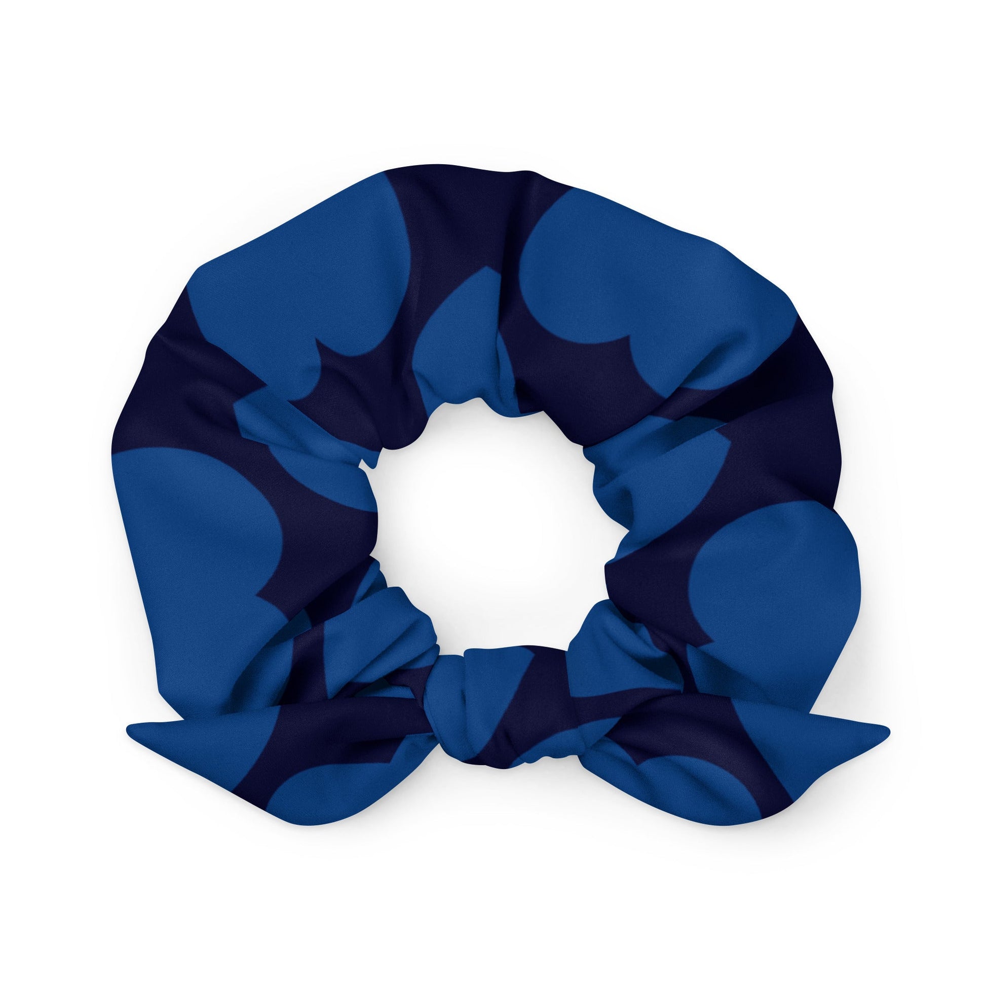 Scrunchie - ELLIE LOVE dark blue - Bold heart print Default Title