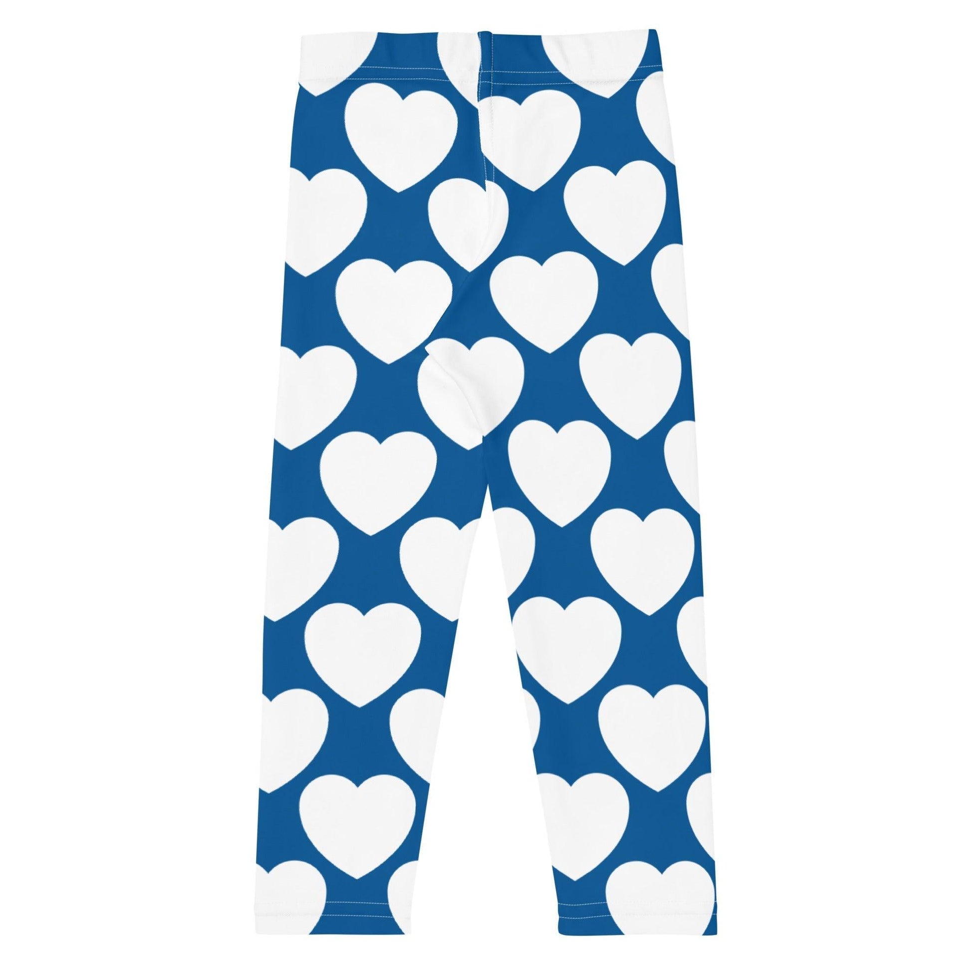 Kids' Leggings -2- ELLIE LOVE fin - Bold Heart Print