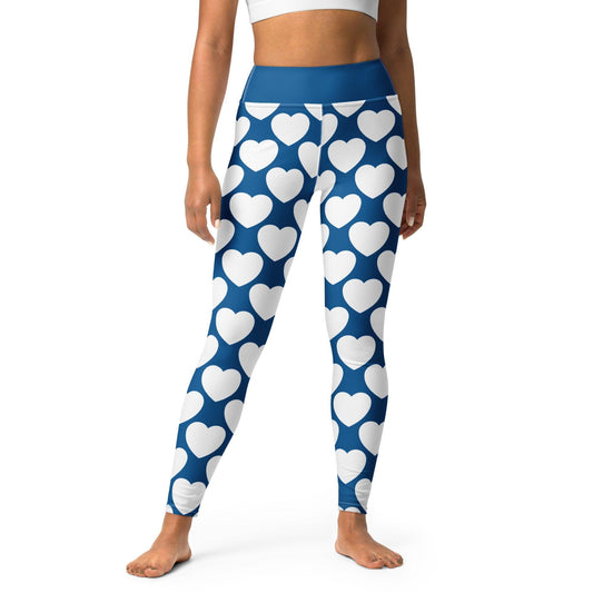 Yoga Leggings -2- ELLIE LOVE fin - Bold Heart Print