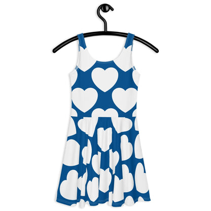 Skater Dress - ELLIE LOVE fin - Bold Heart Print