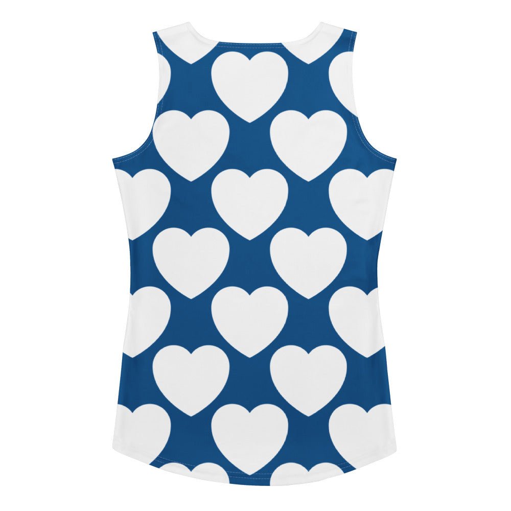 Tank top - ELLIE LOVE fin - Bold heart print XL