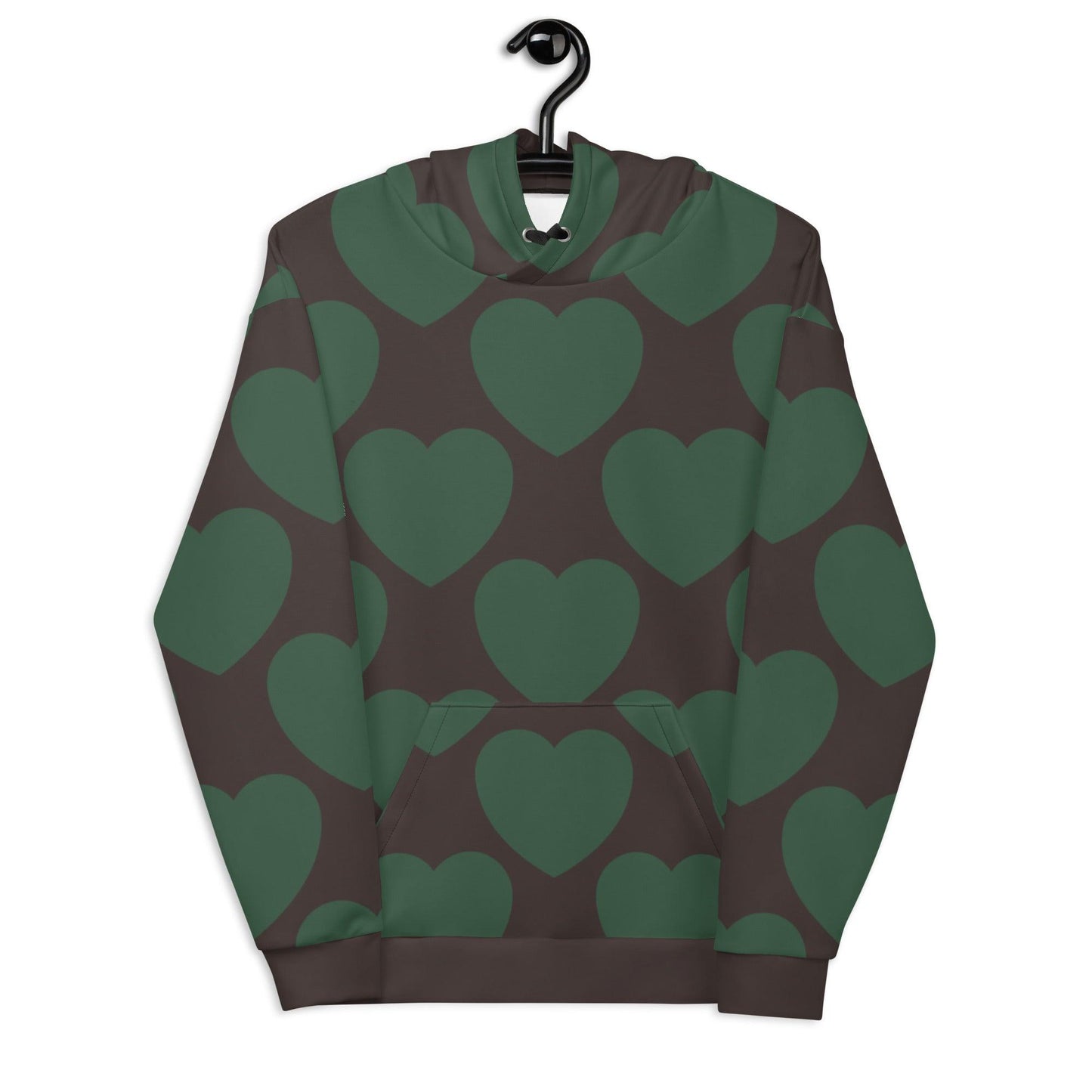 Hoodie - ELLIE LOVE forest - Bold Heart Print