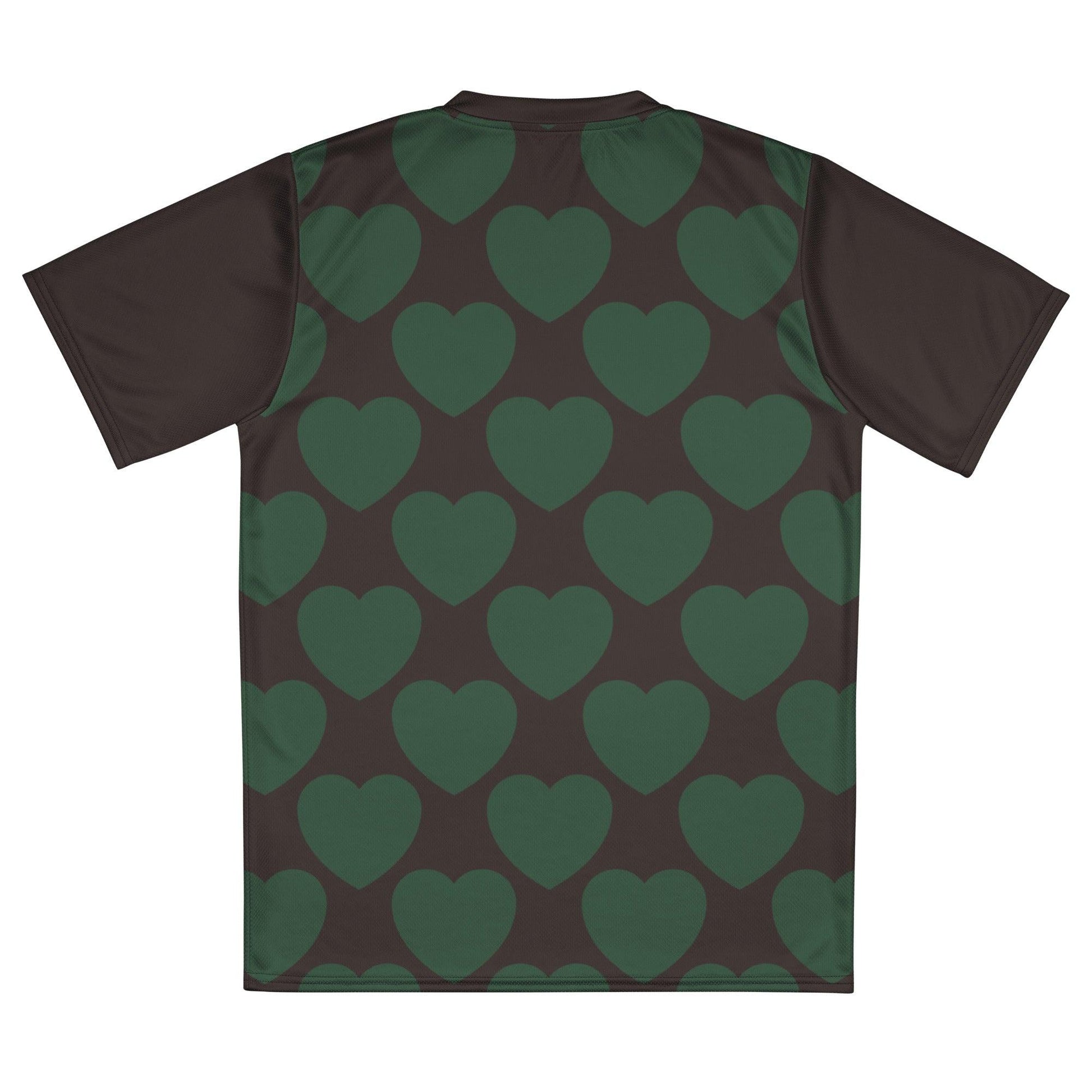 Sports Jersey - ELLIE LOVE forest - Bold heart print