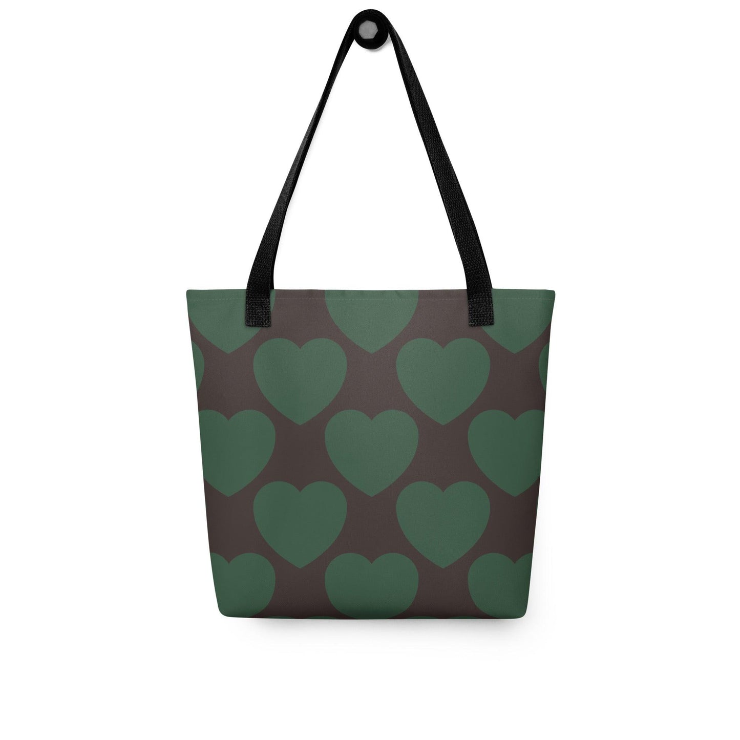 Tote Bag - ELLIE LOVE forest - Bold Heart Print