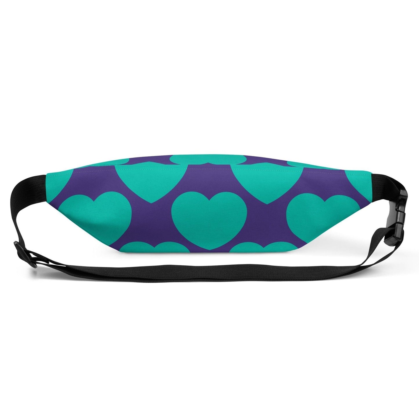Fanny Pack - ELLIE LOVE mint purple - Bold Heart Print
