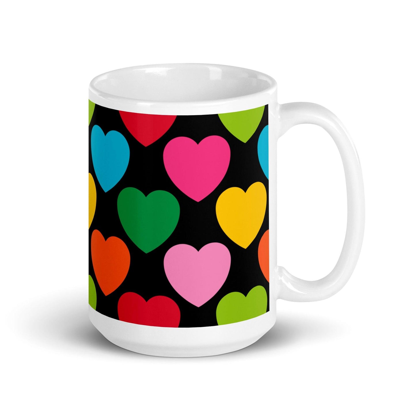 Mug - ELLIE LOVE mix black - Bold Heart Print