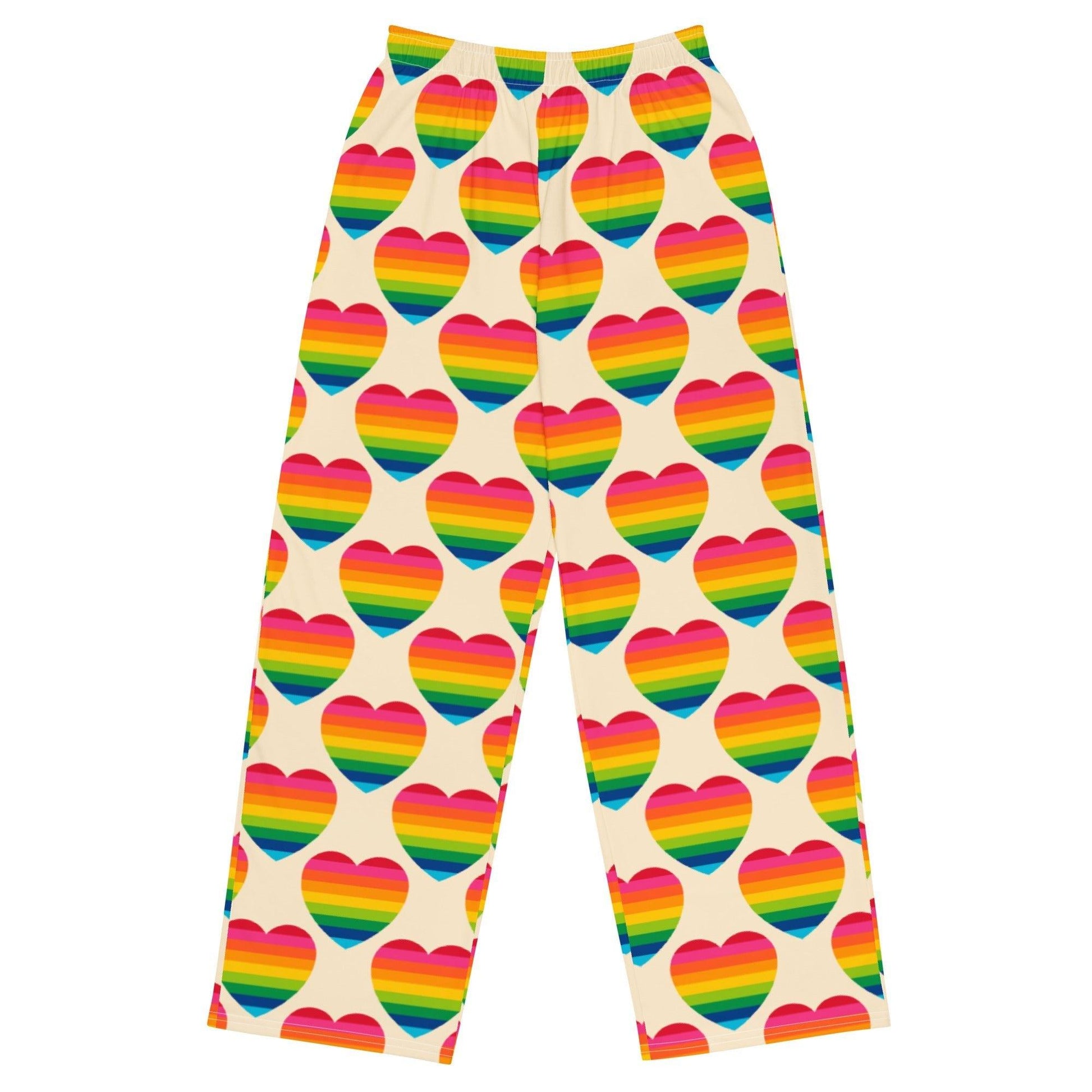 Pants - ELLIE LOVE rainbow - Bold Heart Print