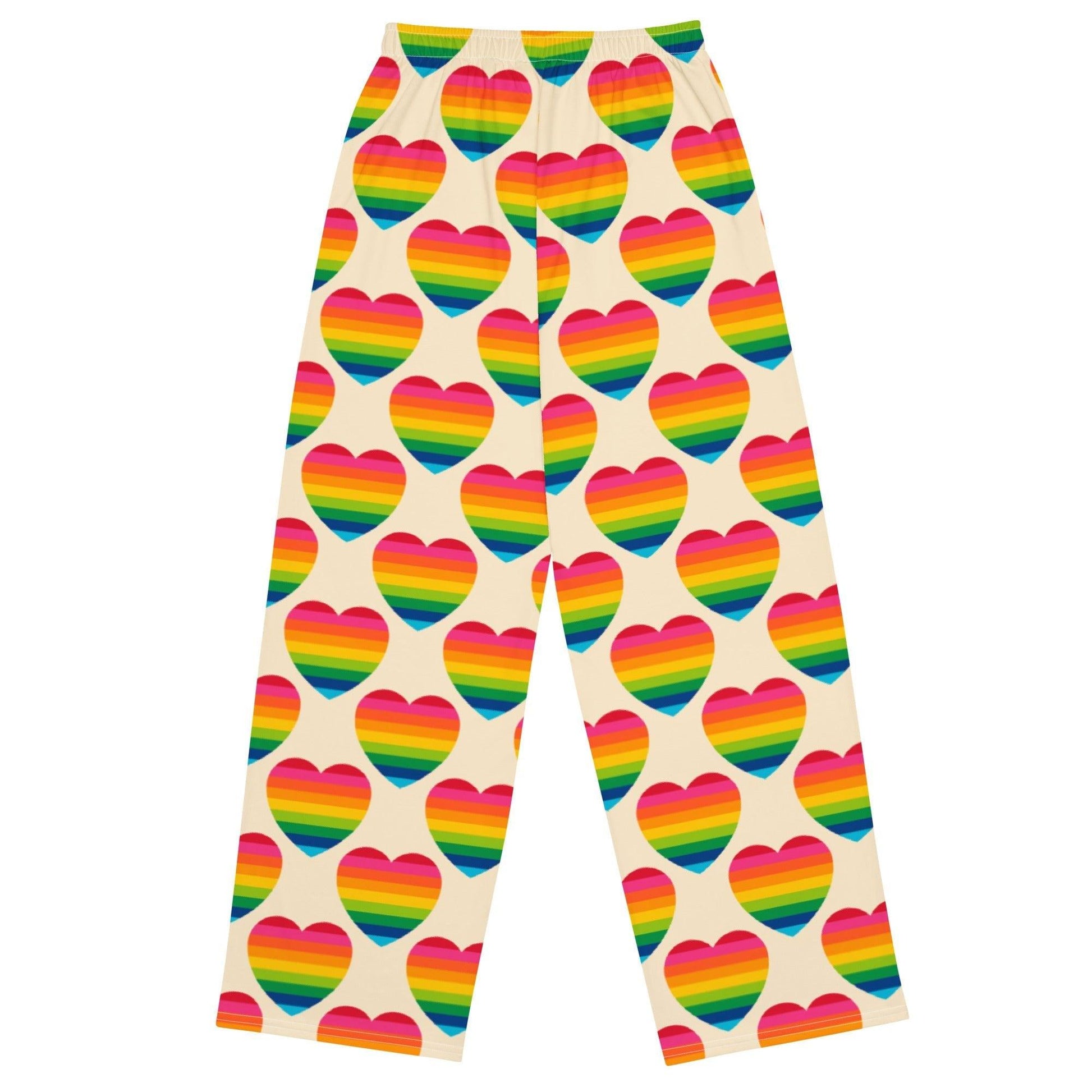 Pants - ELLIE LOVE rainbow - Bold Heart Print