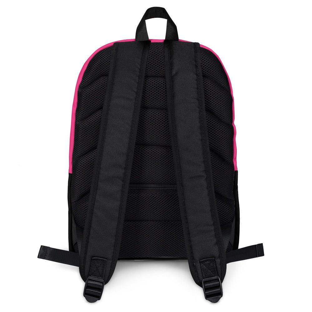 Backpack - ELLIE LOVE rainbow pink - Bold Heart Print