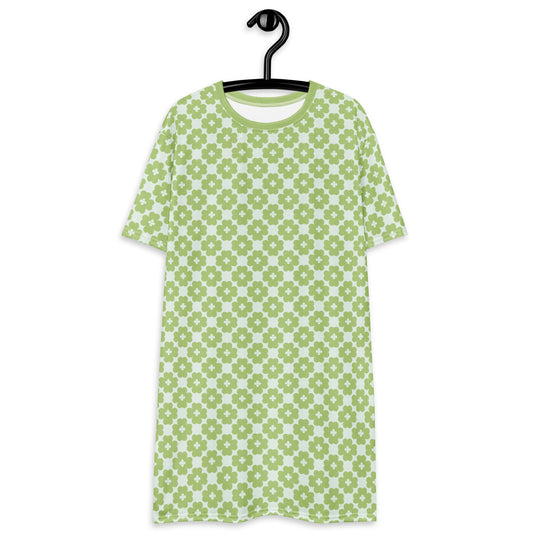 T-Shirt Dress - ELLIE LUCK tender green