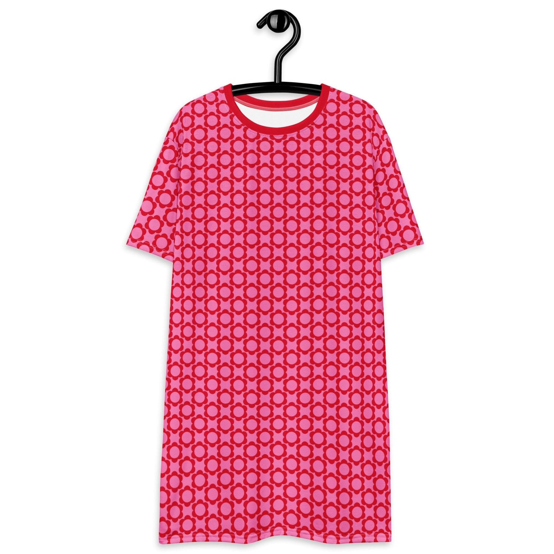 T-Shirt Dress - ELLIE mini red