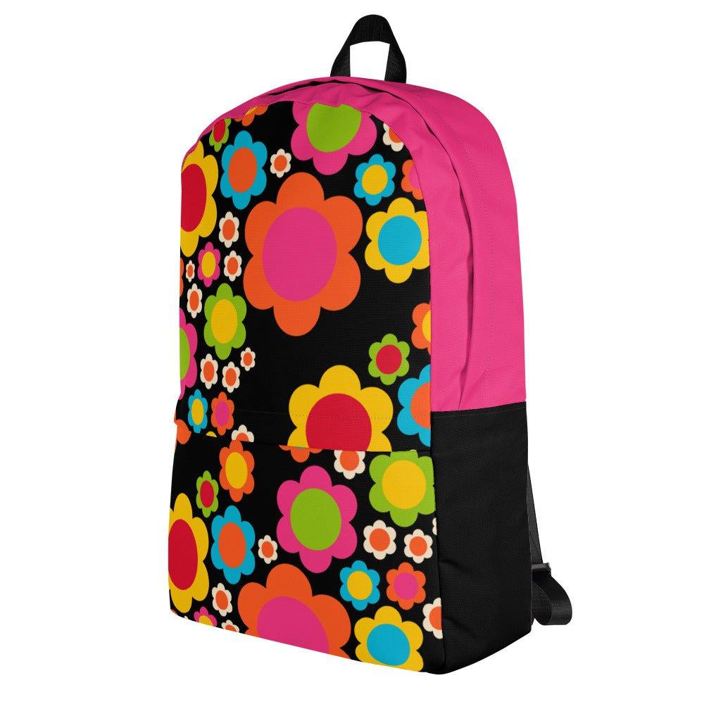 Backpack - ELLIE MIX - Colorful flower mix print