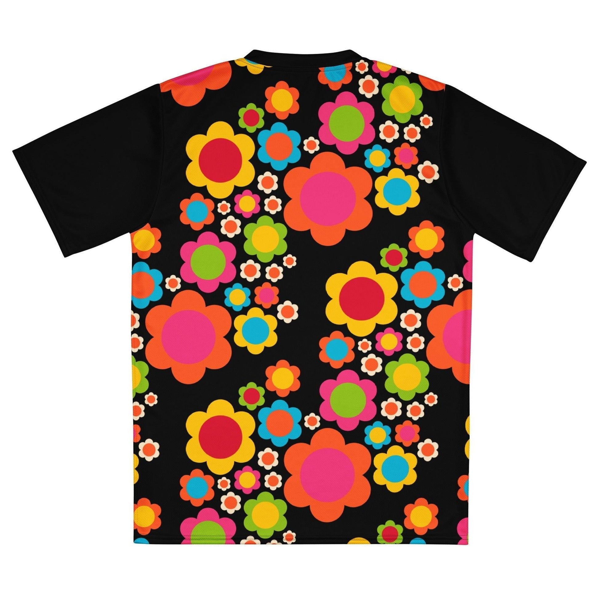 Sports Jersey - ELLIE MIX - Colorful flower mix print