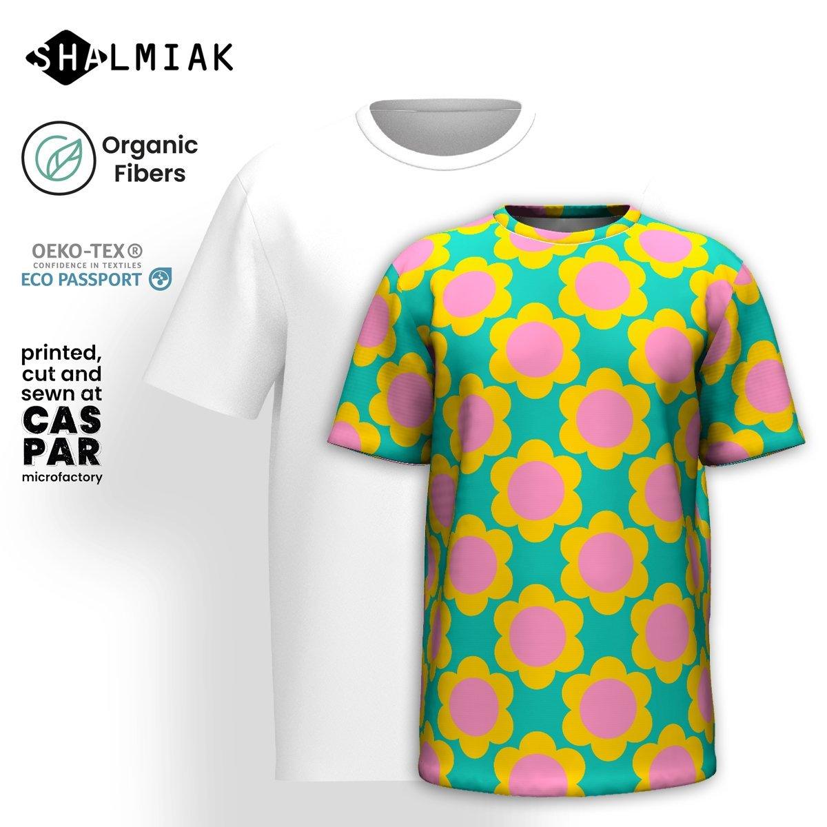 Organic cotton t-shirt - ELLIE - Classic floral print
