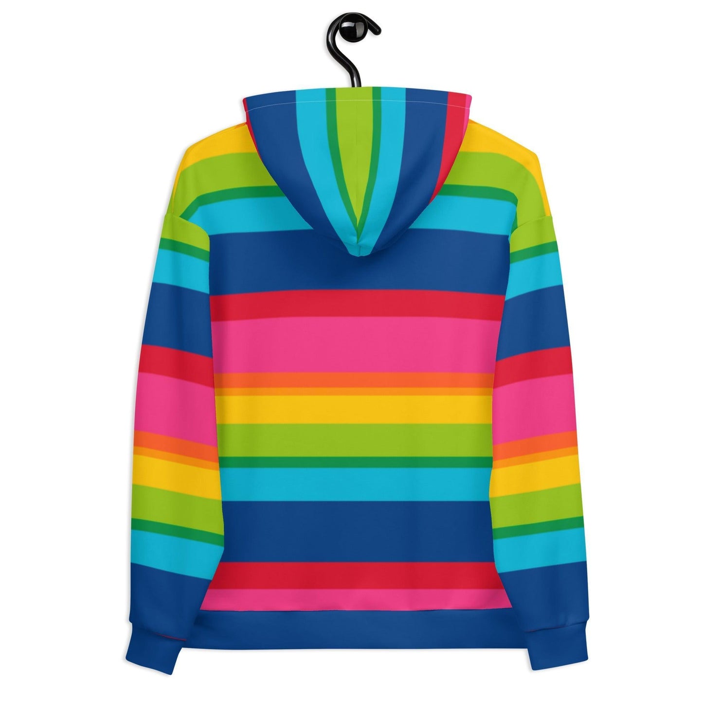 Hoodie - ELLIE rainbow stripe