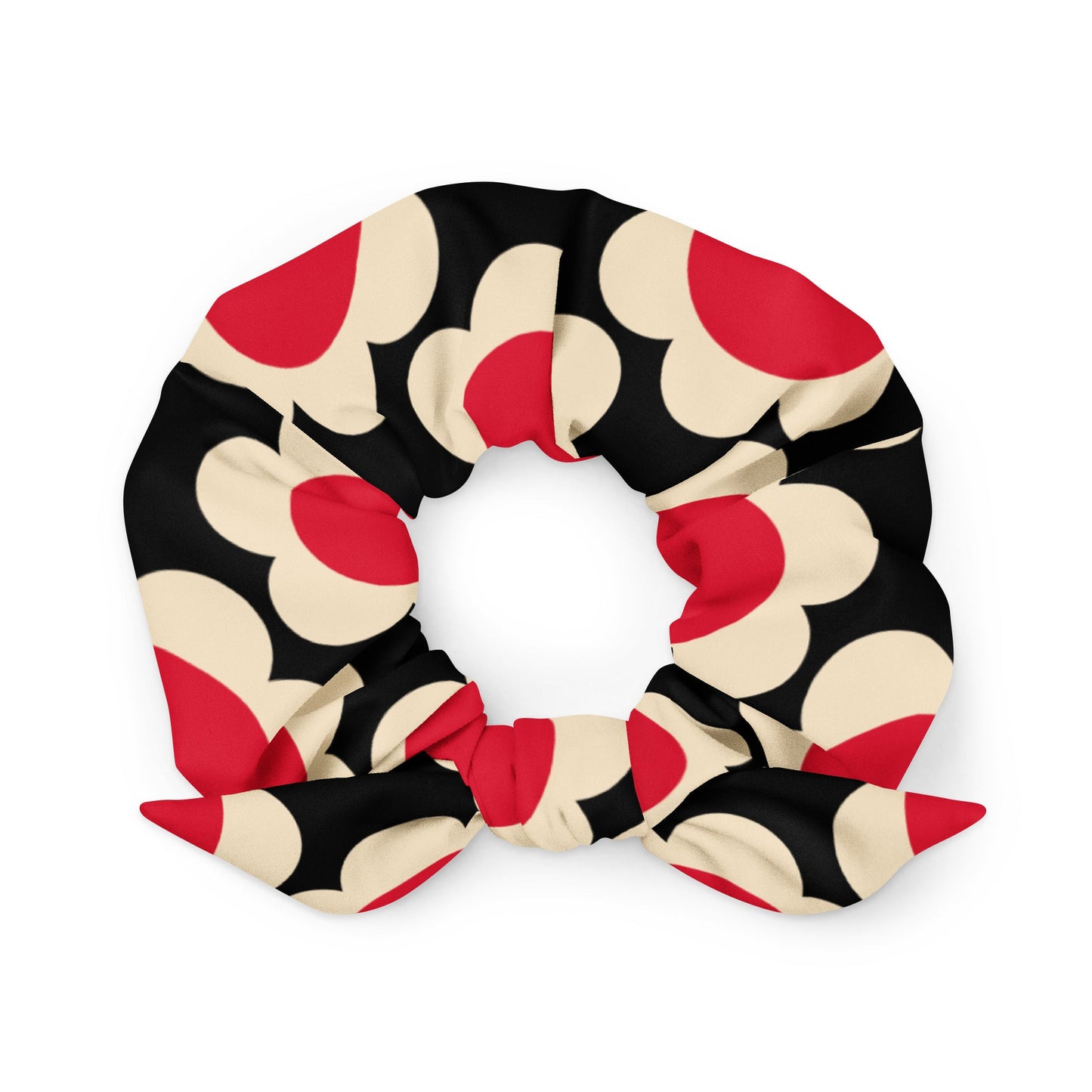 Scrunchie - ELLIE red black
