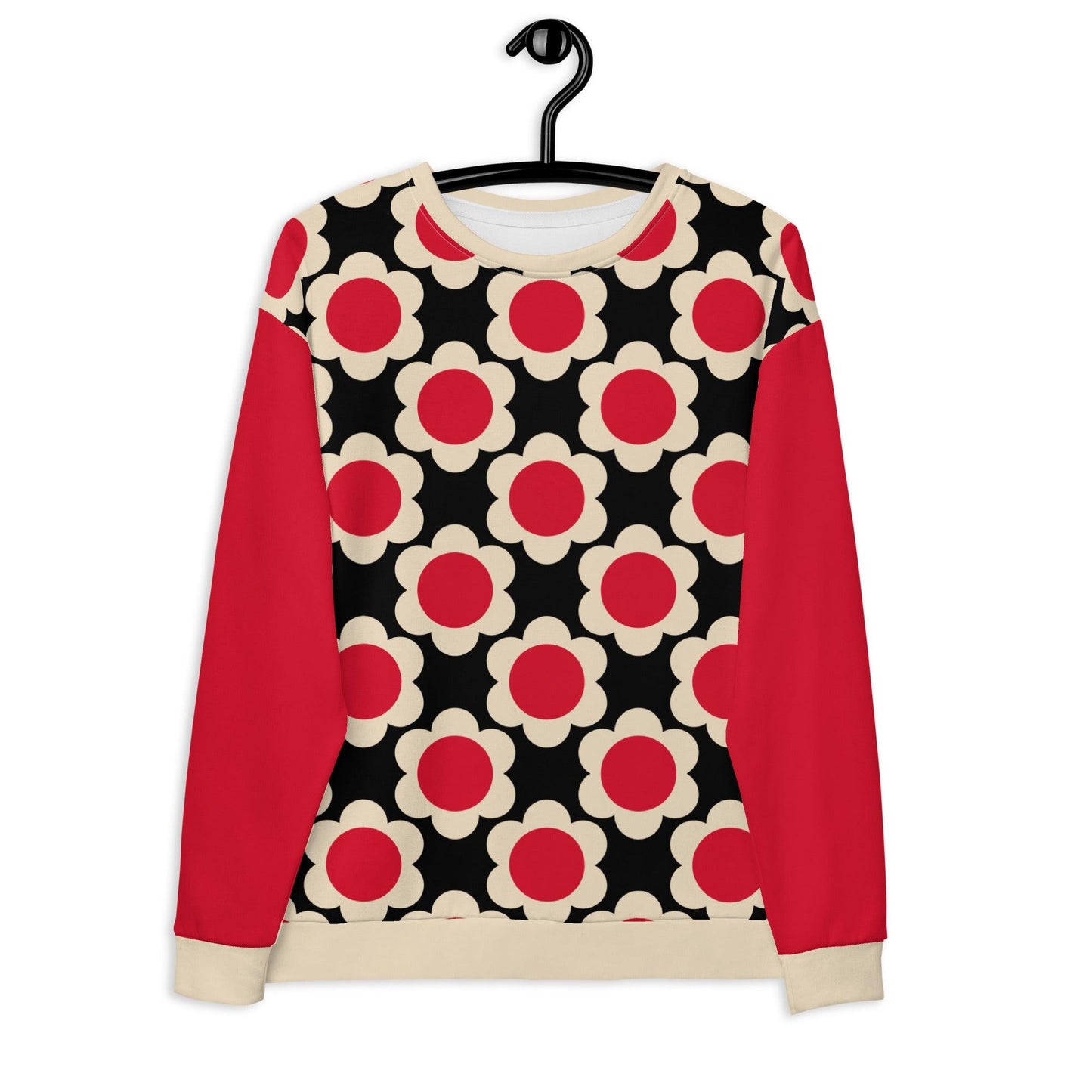 Sweatshirt - ELLIE red black