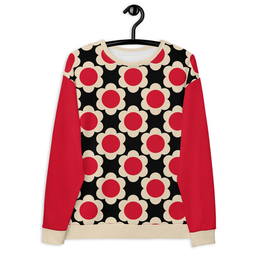 Sweatshirt - ELLIE red black