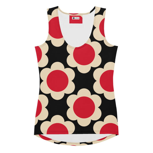 Tank Top - ELLIE red black