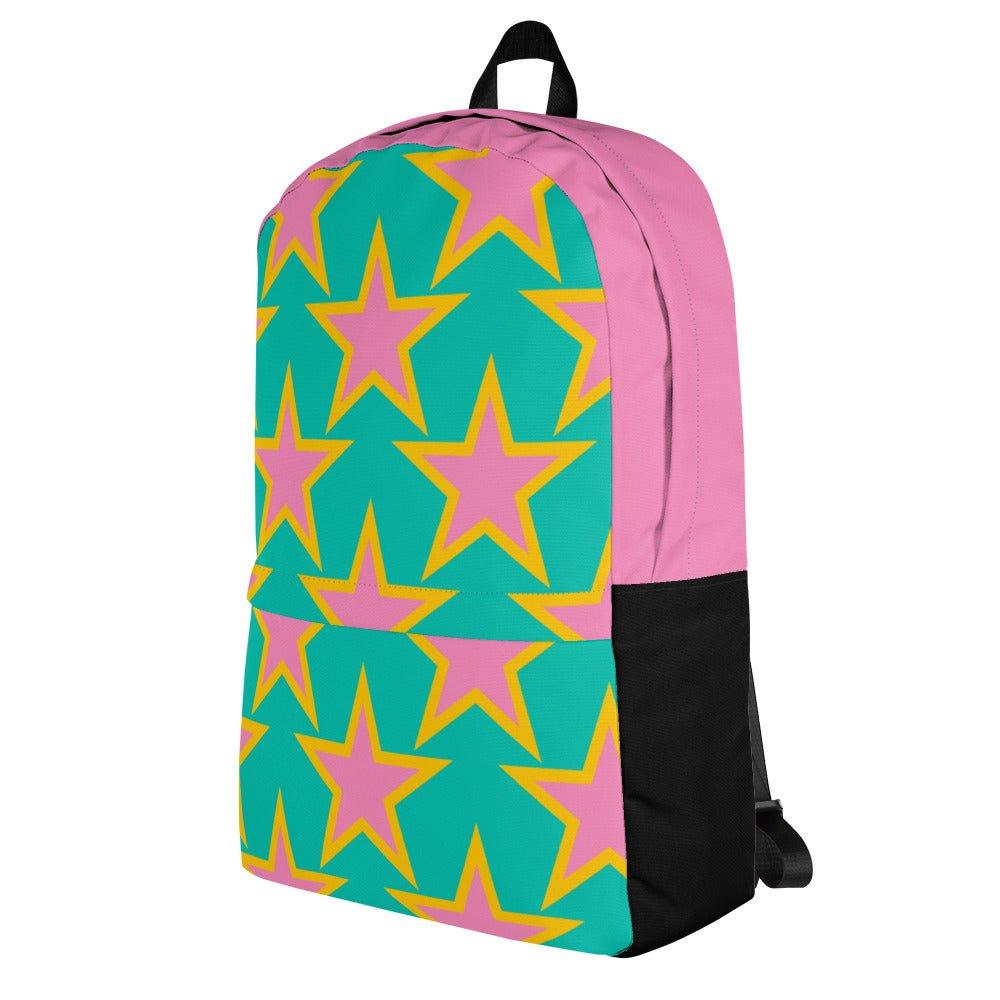 Backpack - ELLIE STAR mint - Classic stars print