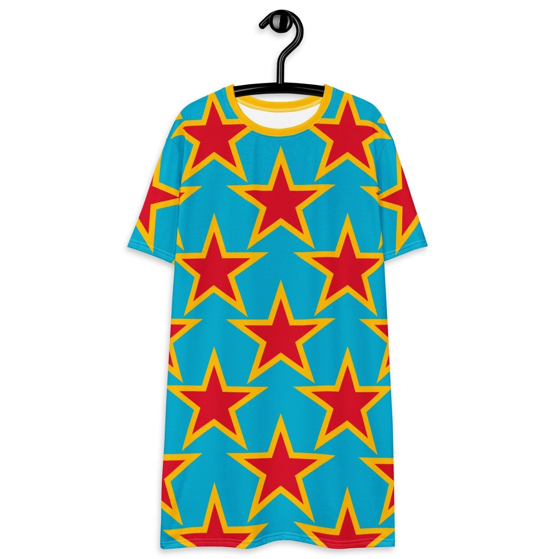 T-Shirt Dress - ELLIE STAR turquoise