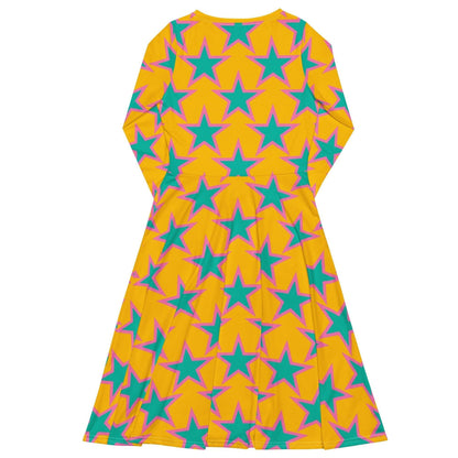 Midi Dress - ELLIE STAR yellow