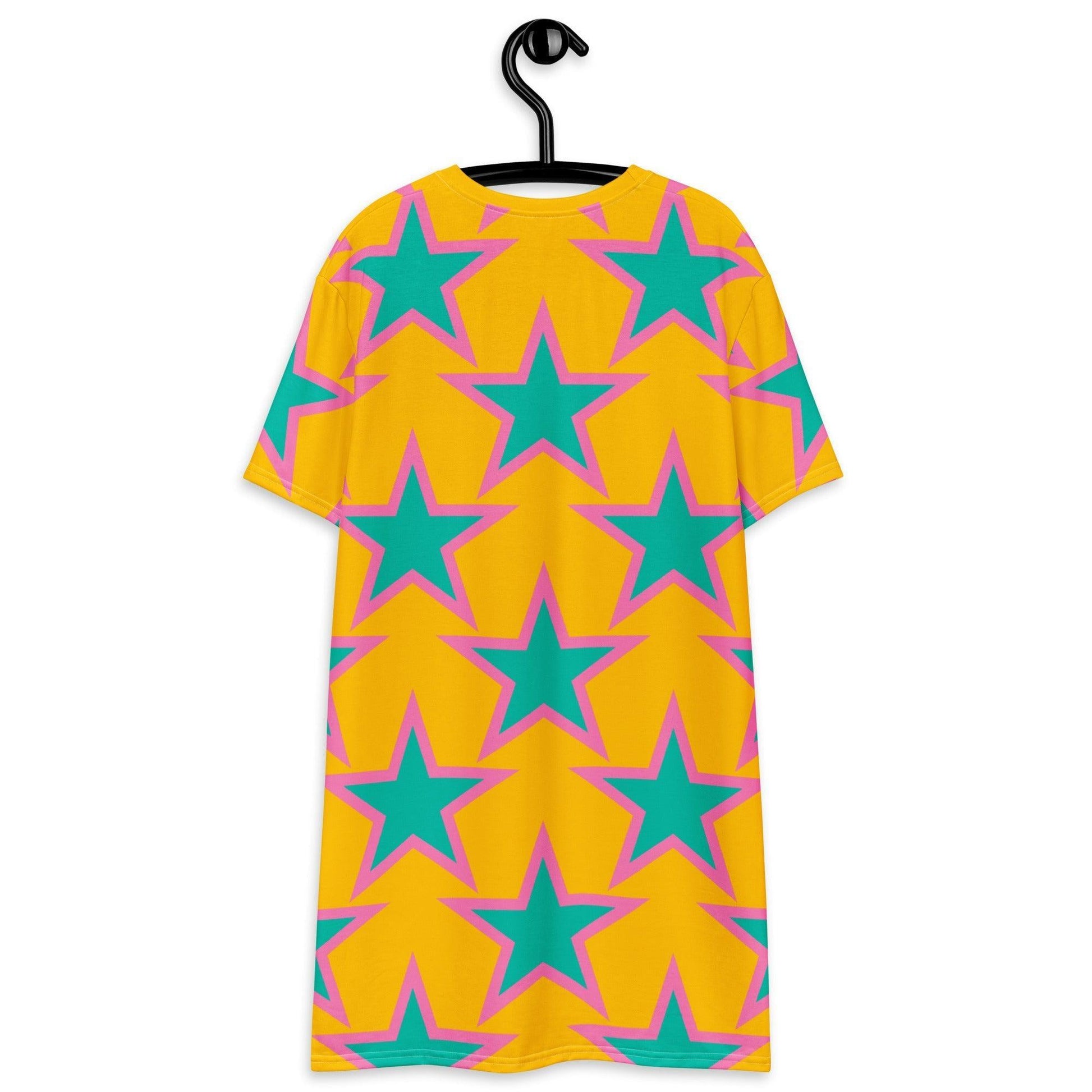 T-Shirt Dress - ELLIE STAR yellow