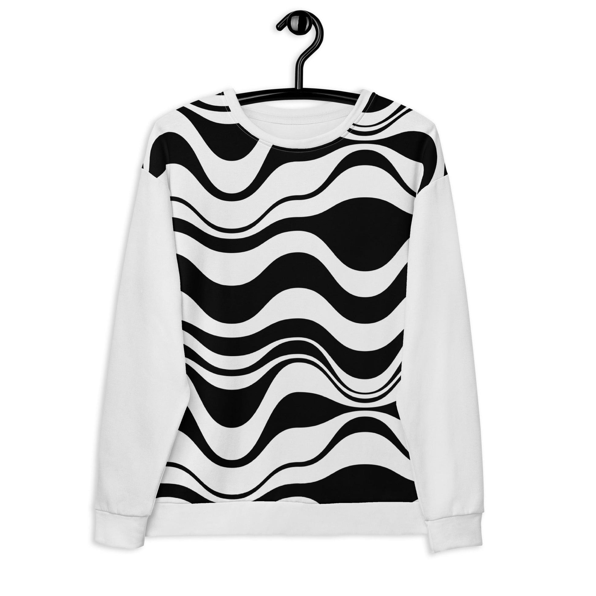 Sweatshirt - ENERGY WAVES black