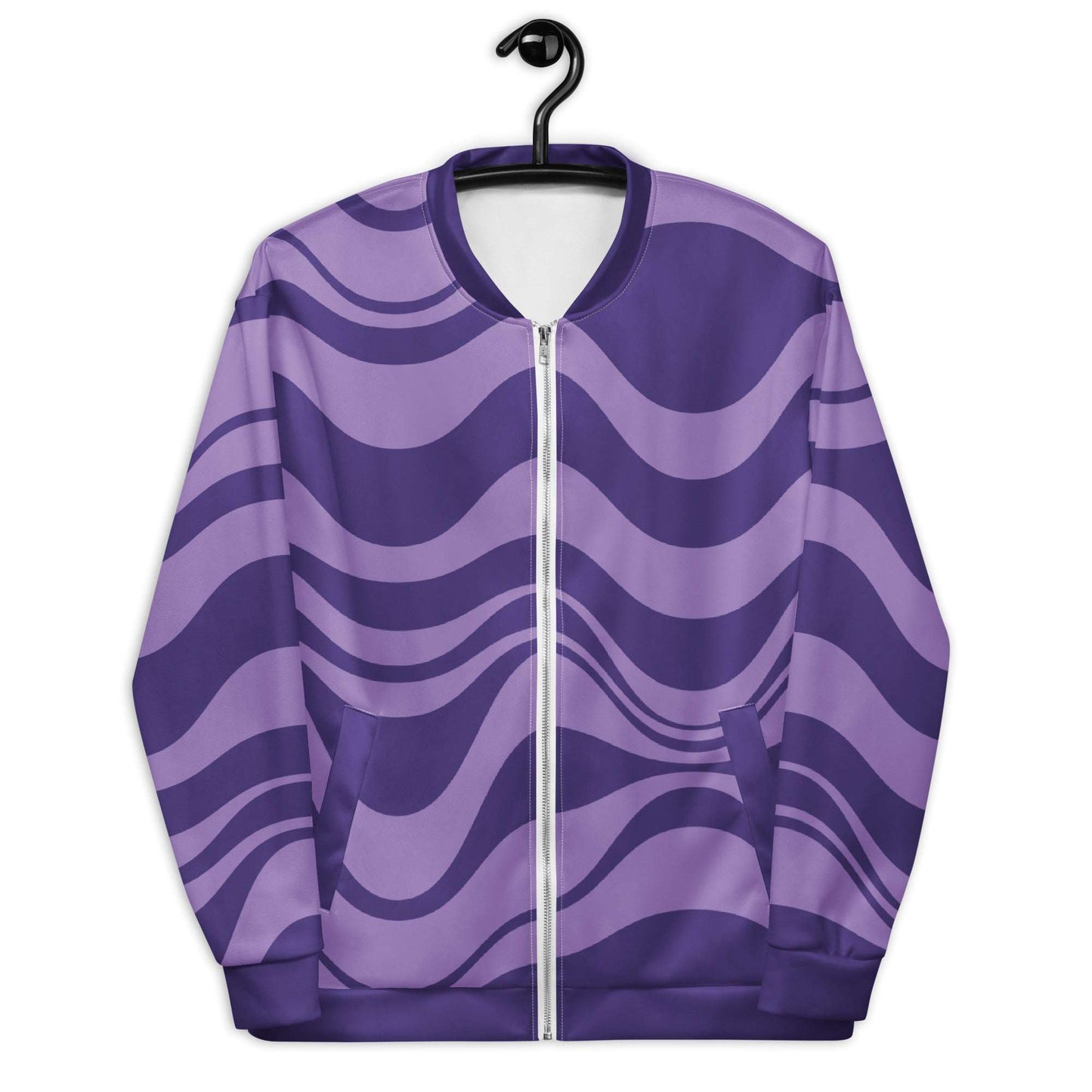 Bomber Jacket - ENERGY WAVES purple