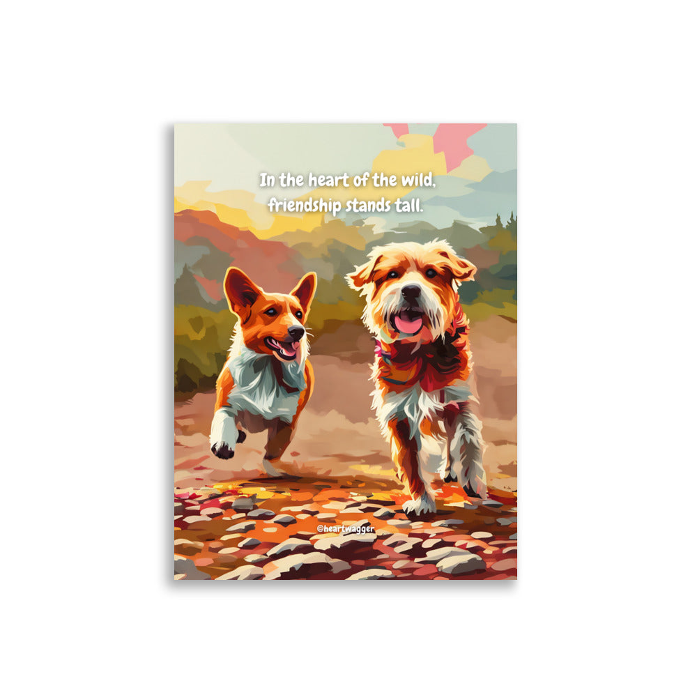Poster - In the heart of the wild, friendship stands tall | SHALMIAK