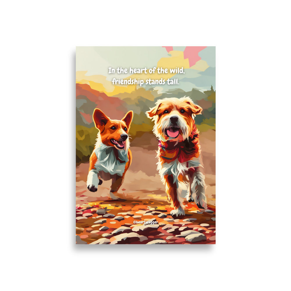 Poster - In the heart of the wild, friendship stands tall | SHALMIAK