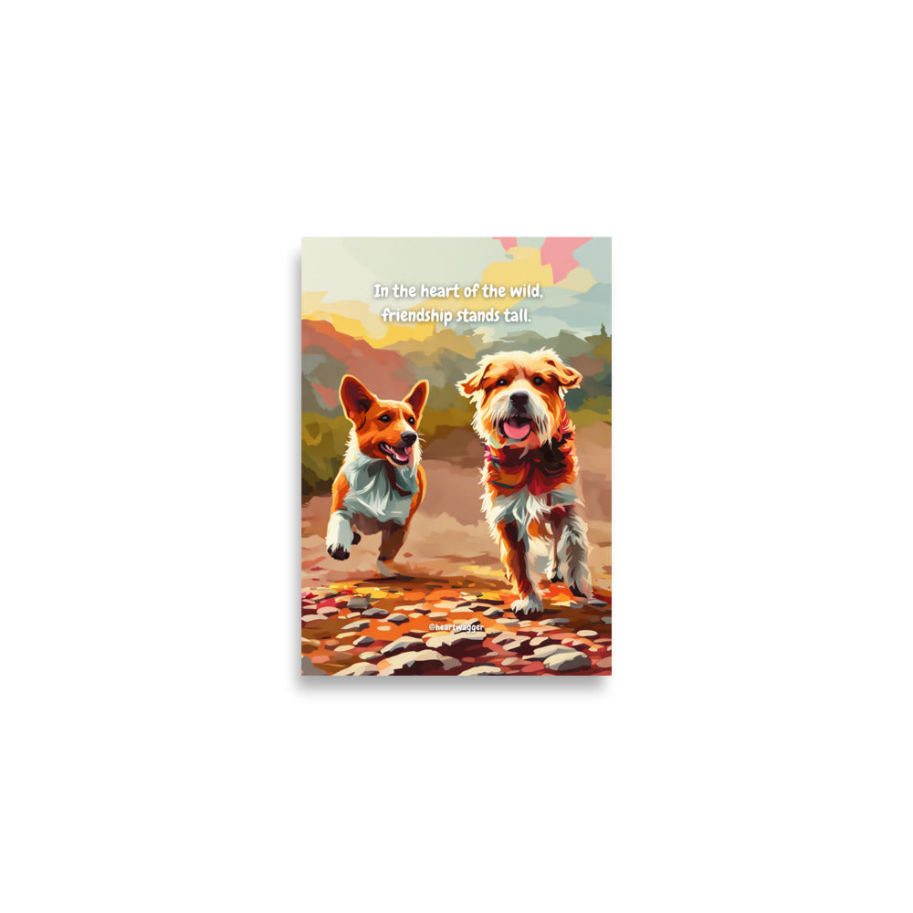 Poster - In the heart of the wild, friendship stands tall | SHALMIAK