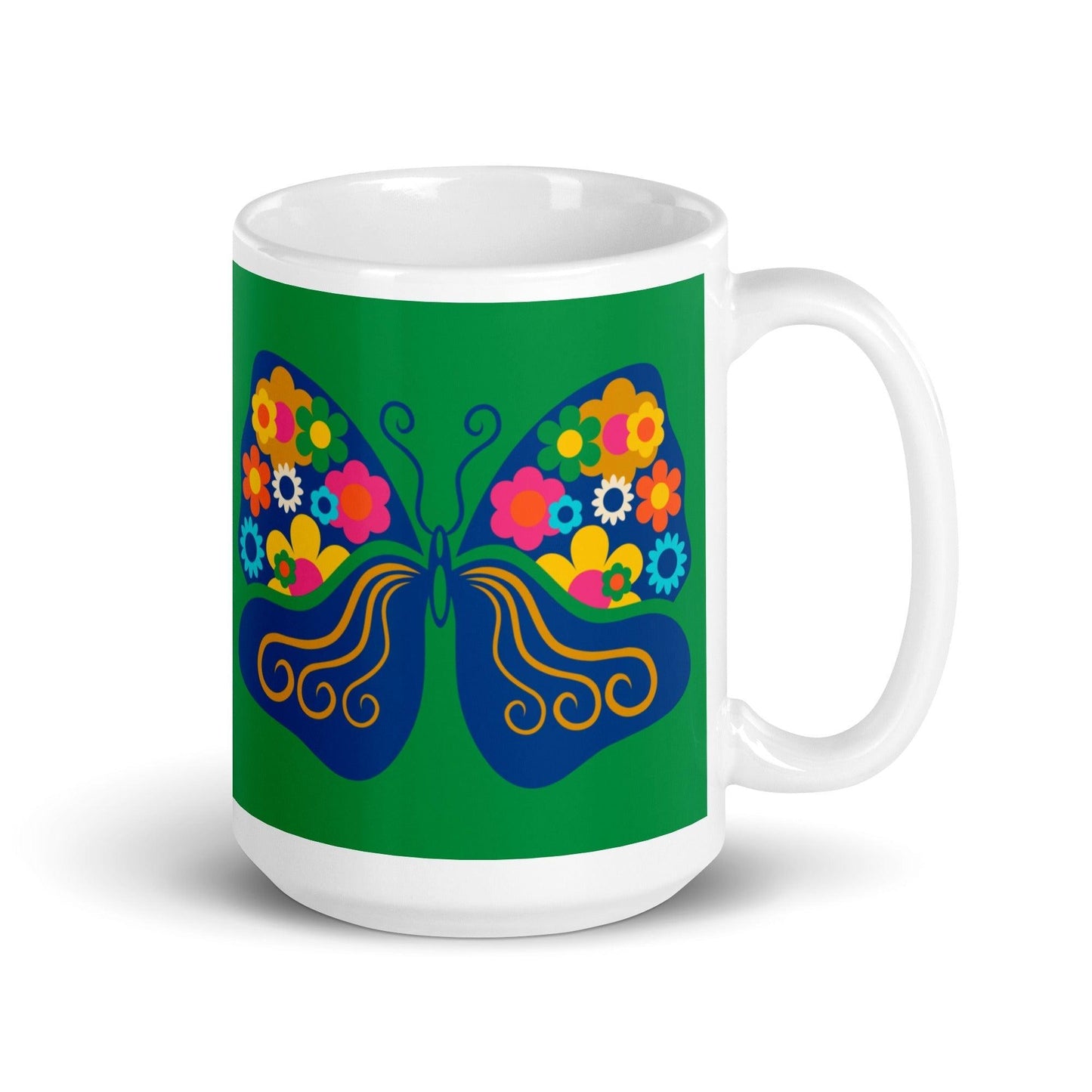 Mug - FAB FLOVERYFLY green