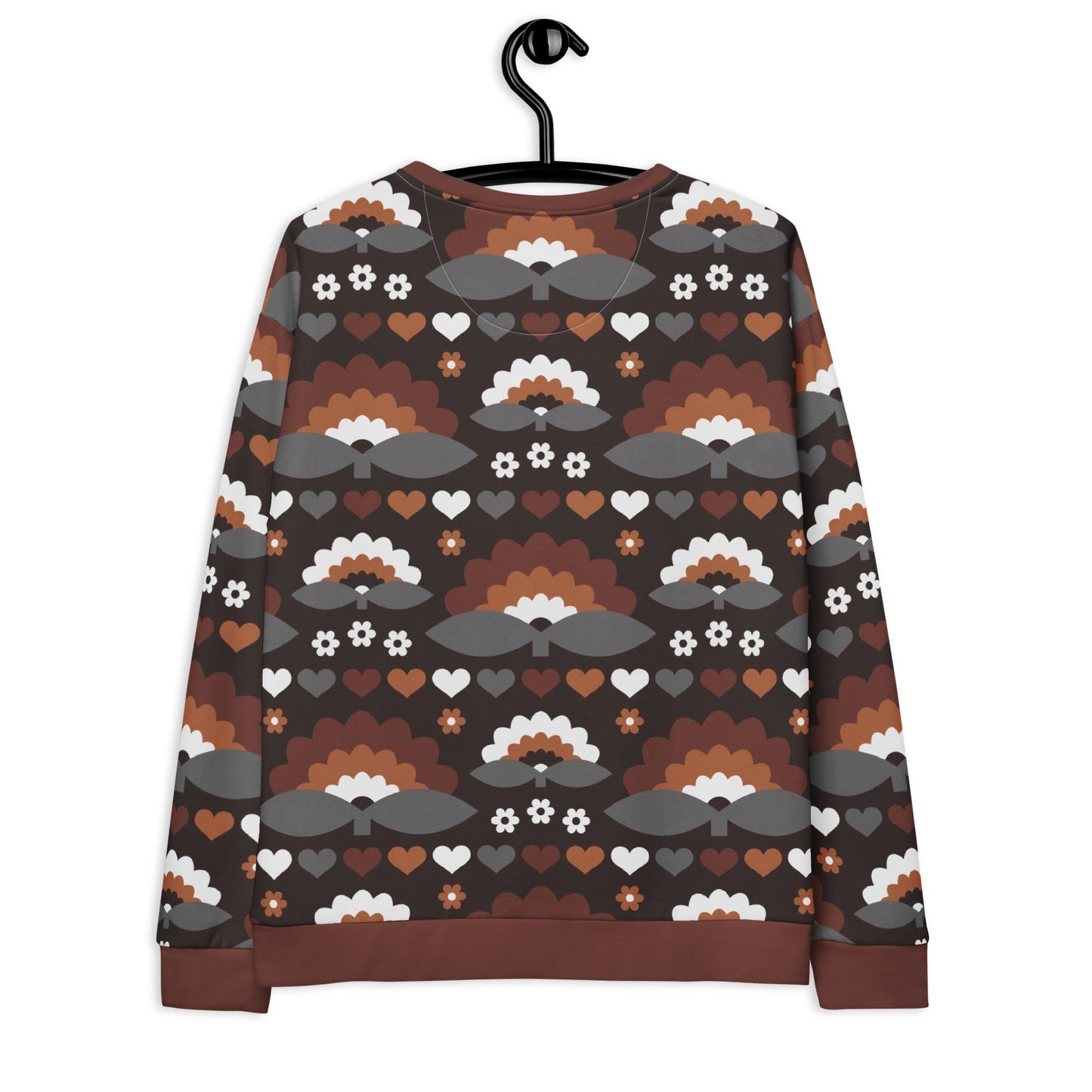 Sweatshirt - FALL IN LOVE mocca