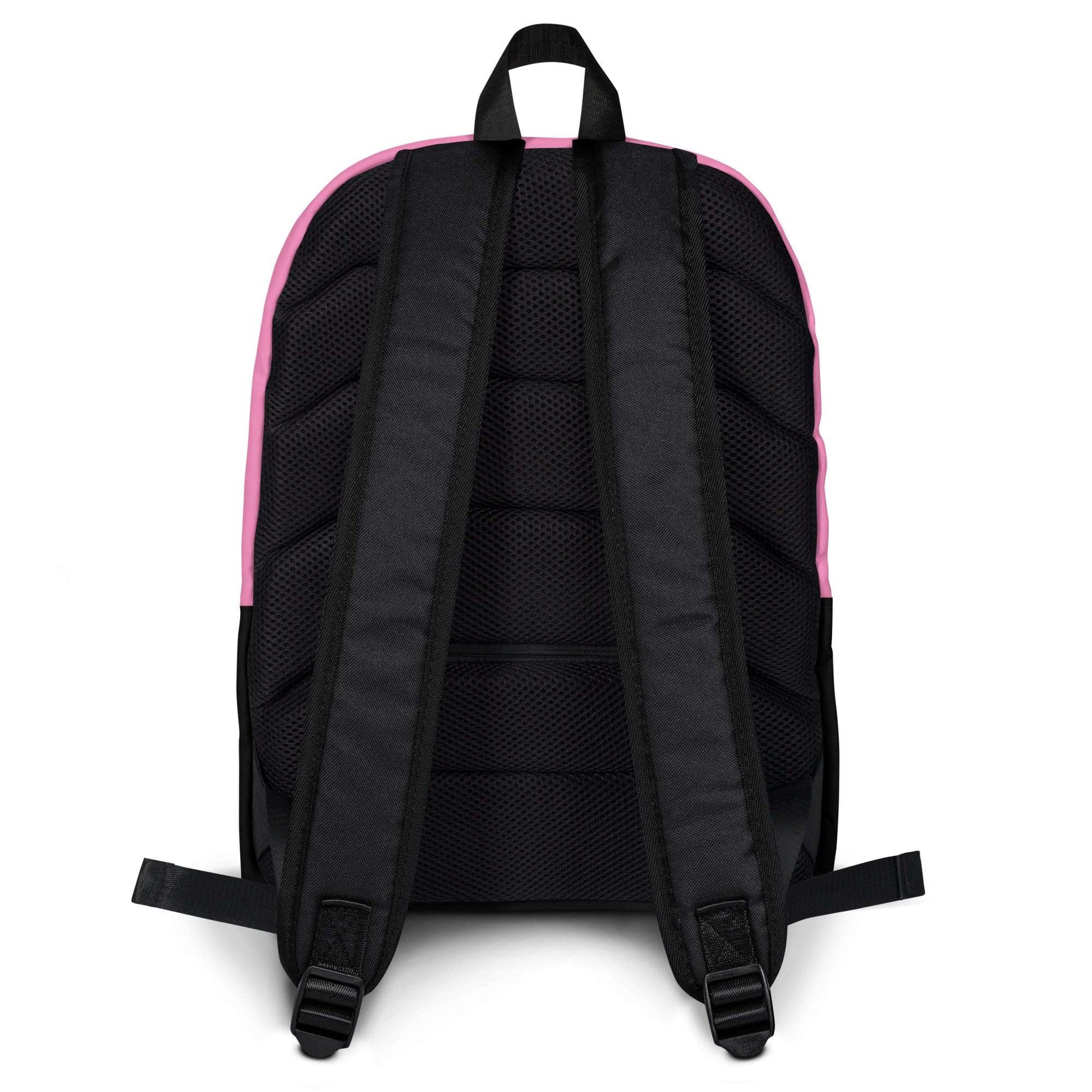 Backpack - FANCY BLOOM pink mint - Pretty floral print