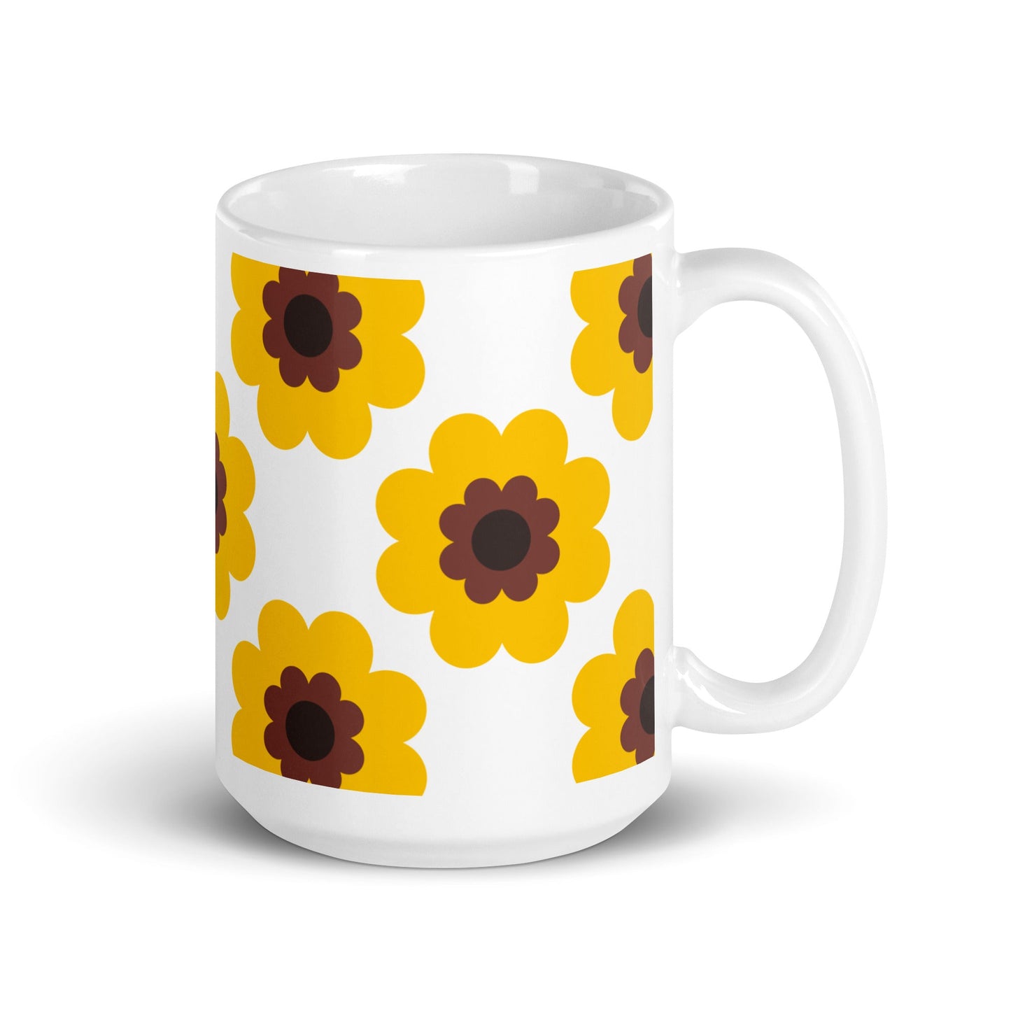 Mug - FANCY BLOOM yellow