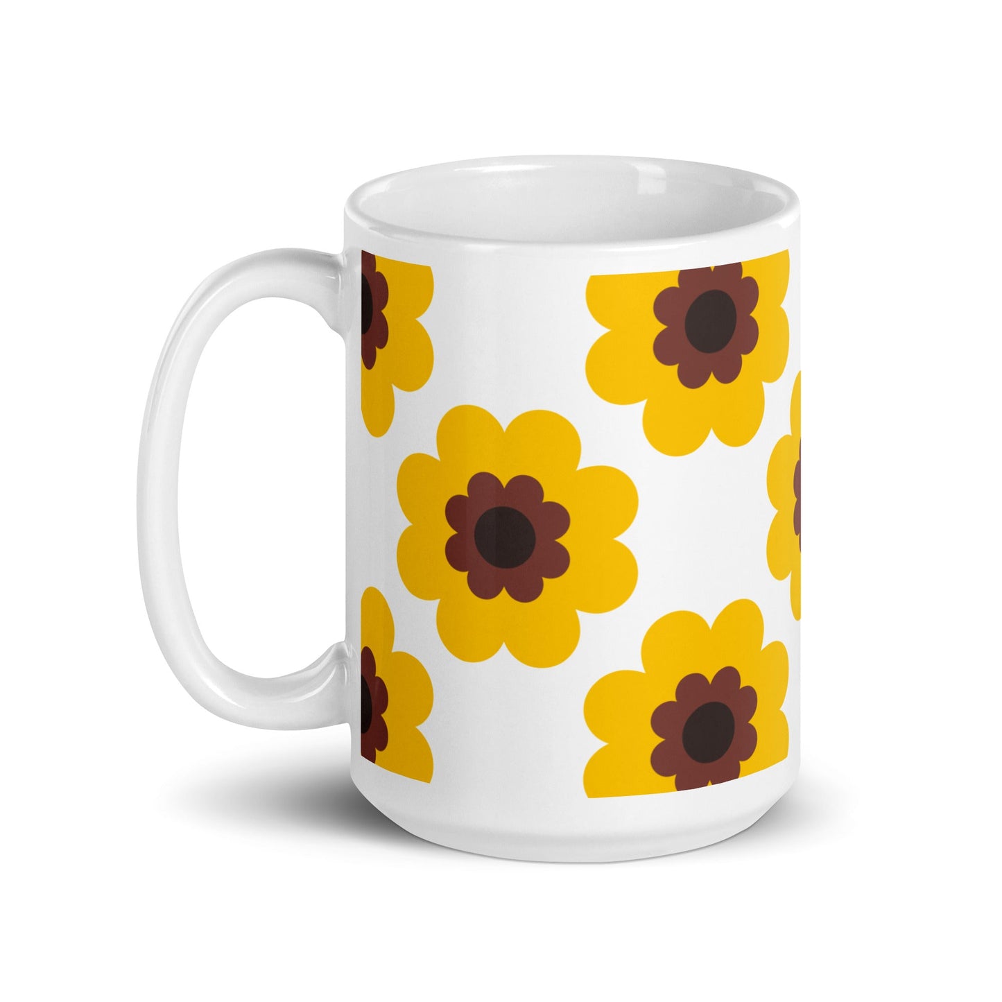 Mug - FANCY BLOOM yellow