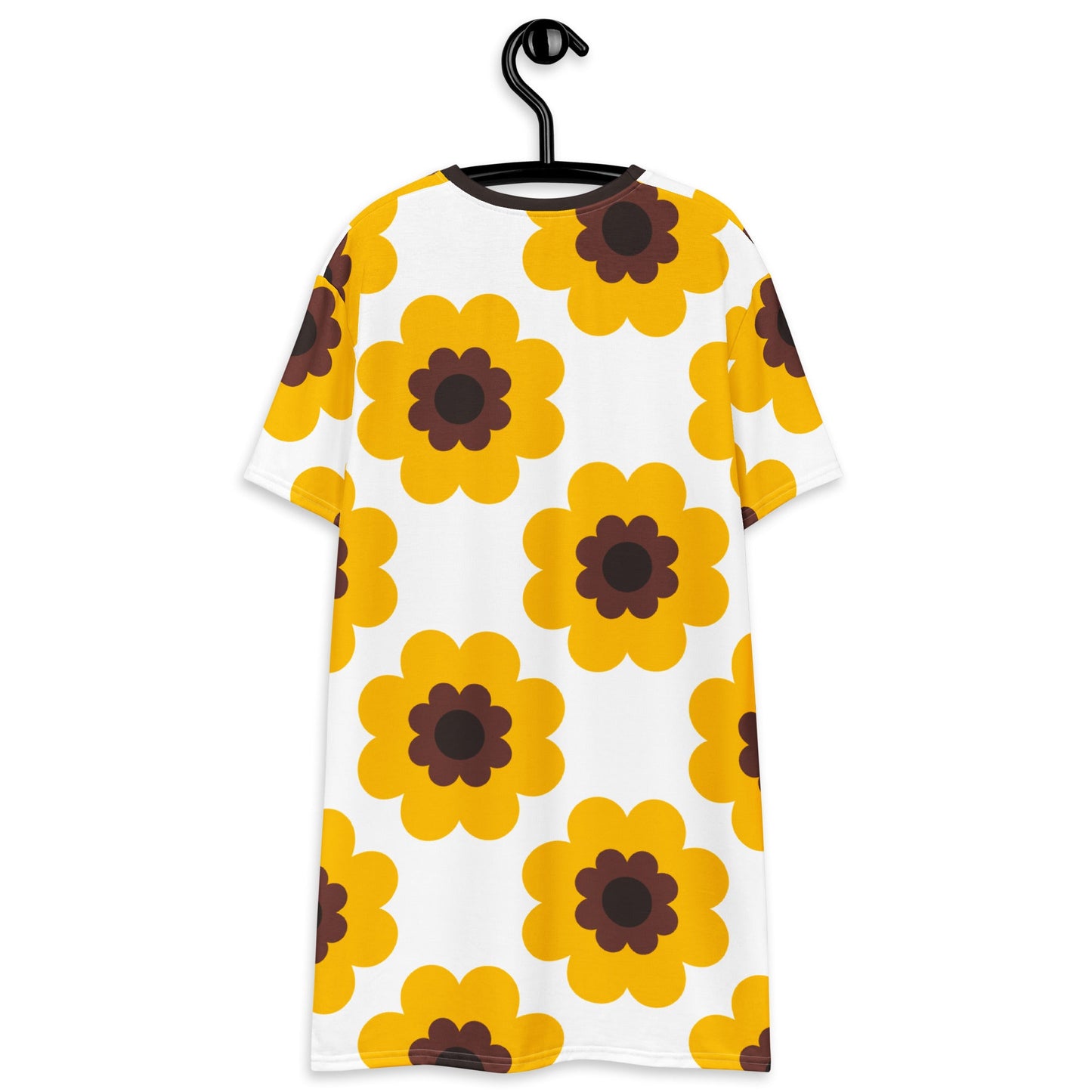 T-Shirt Dress - FANCY BLOOM yellow