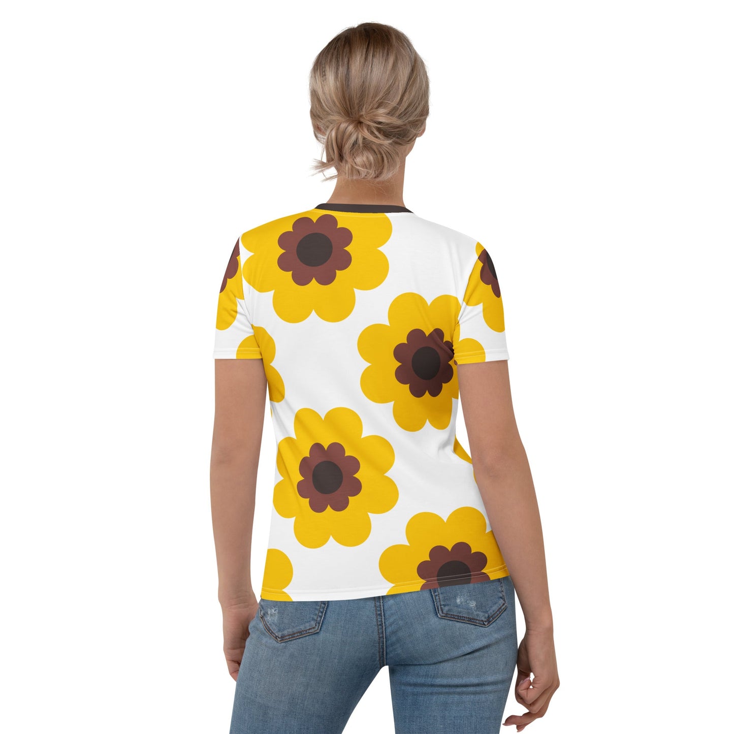 Woman's T-Shirt - FANCY BLOOM yellow
