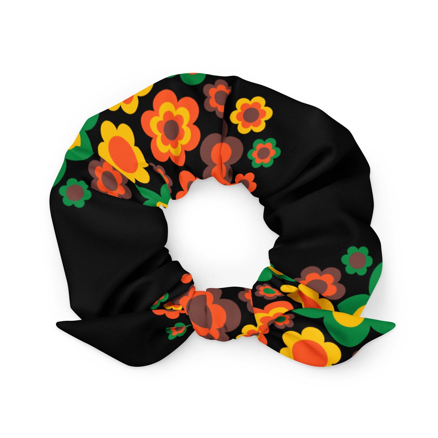 Scrunchie - FLORA FOREVER retro