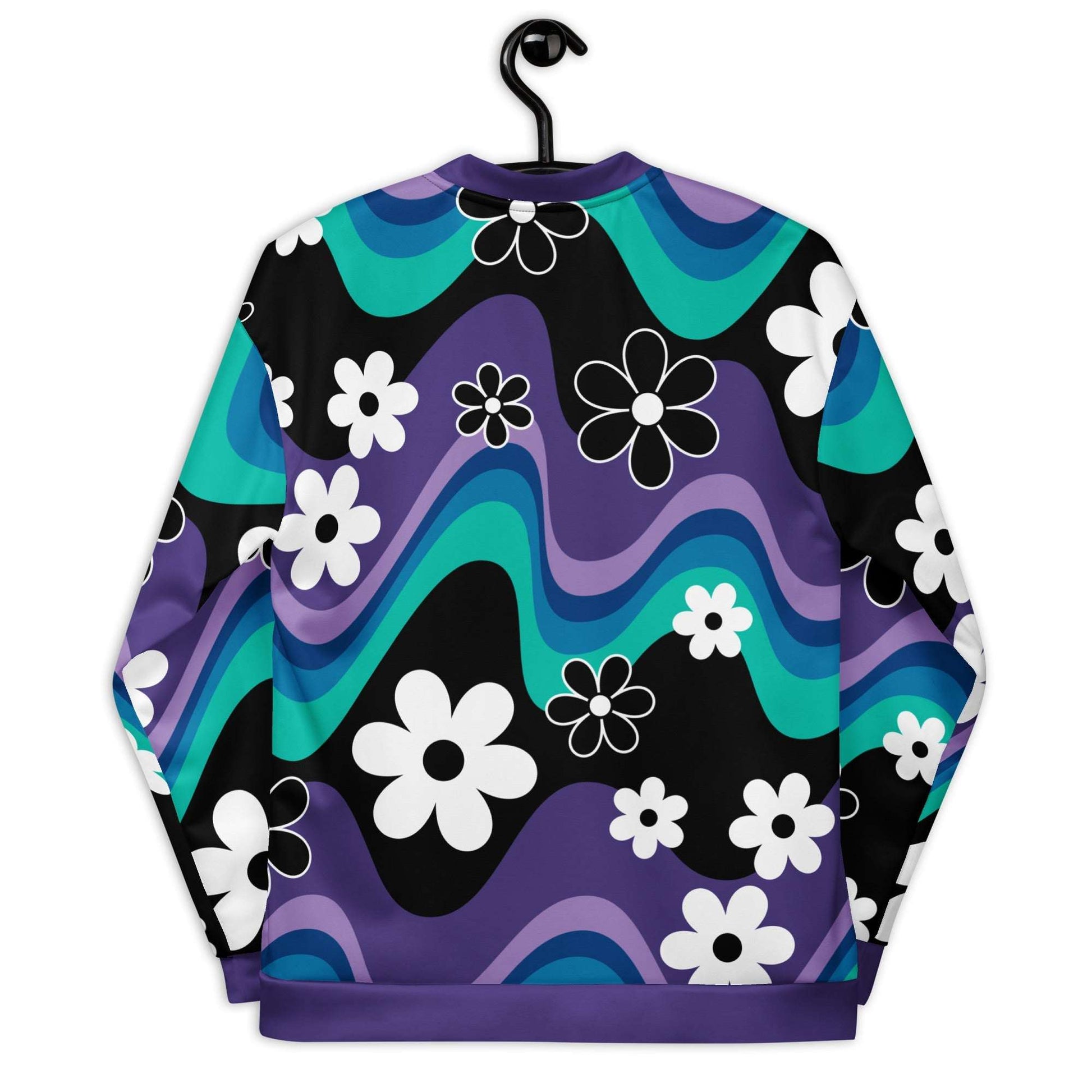 Bomber Jacket - FLORA RAVE purple