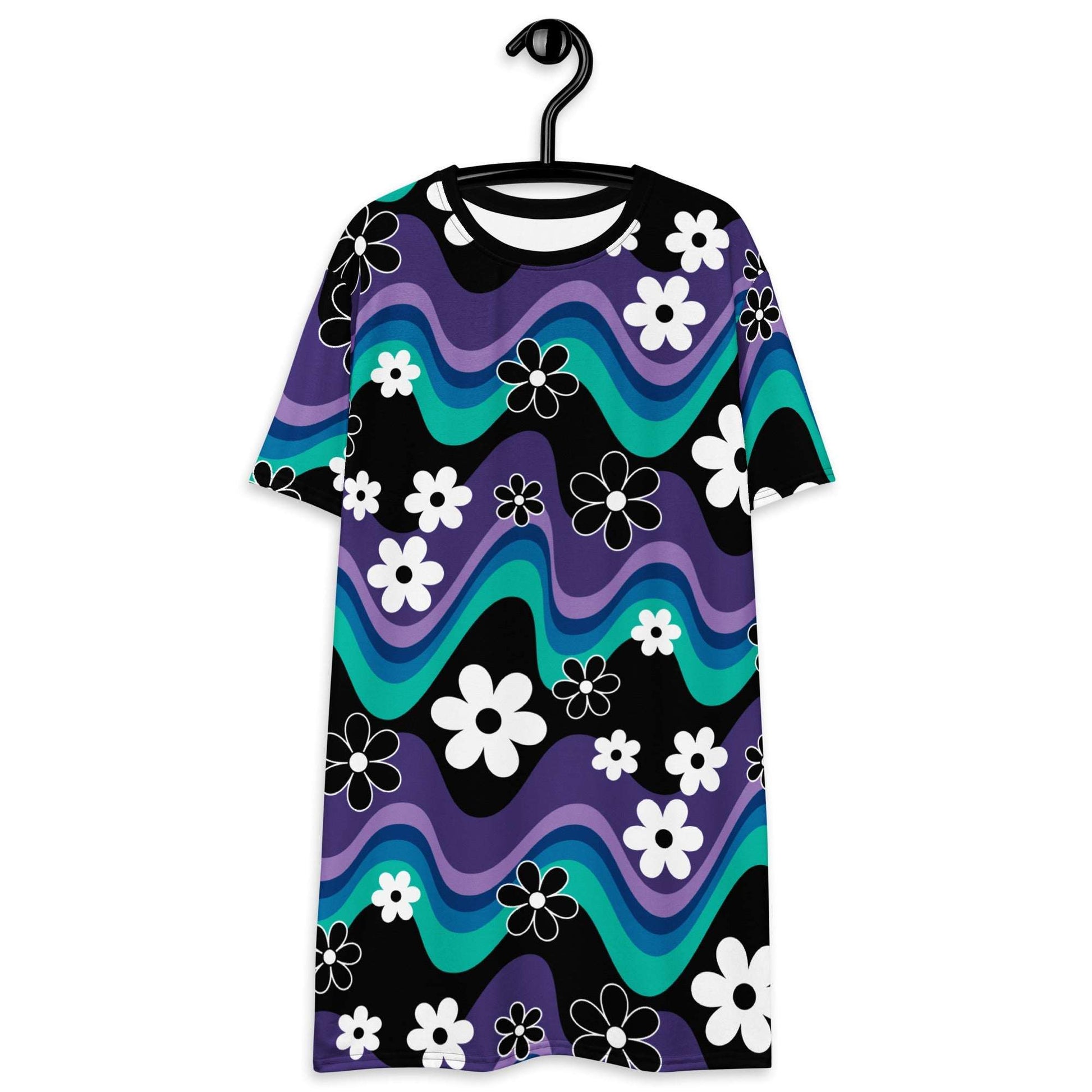 T-Shirt Dress - FLORA RAVE purple