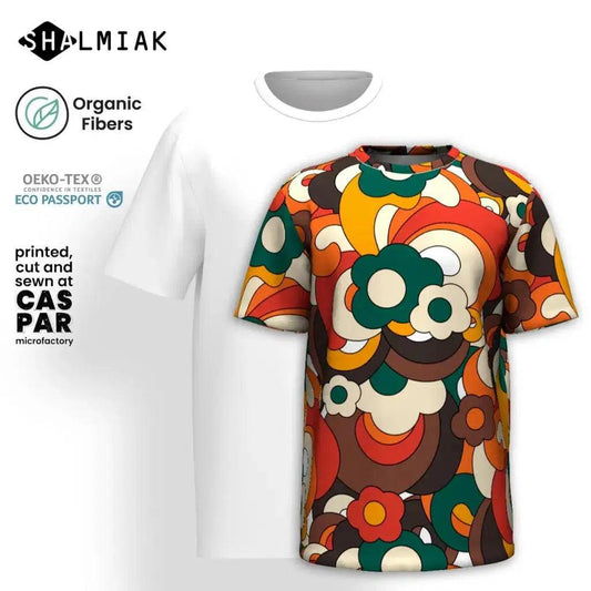 Organic Cotton T-Shirt - FLORENCE retro