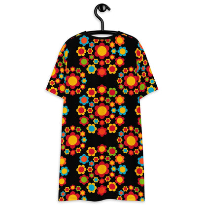 T-Shirt Dress - FLOWERSHOP color