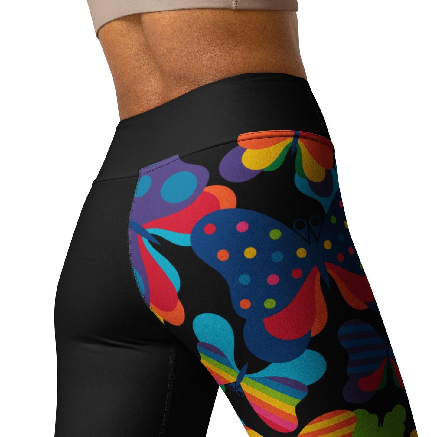 Yoga Leggings - FLYRAVE black