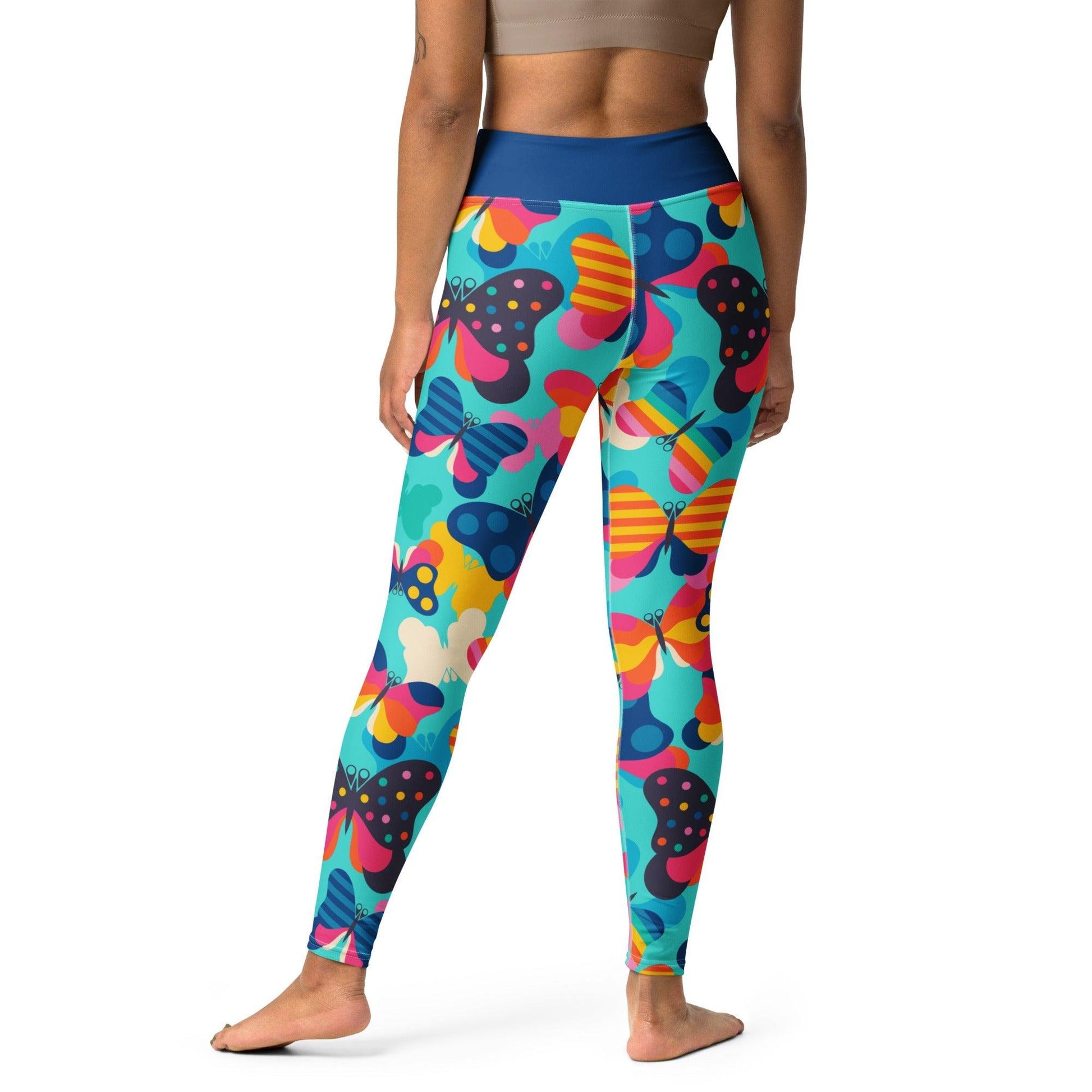 Yoga Leggings -2- FLYRAVE turquoise