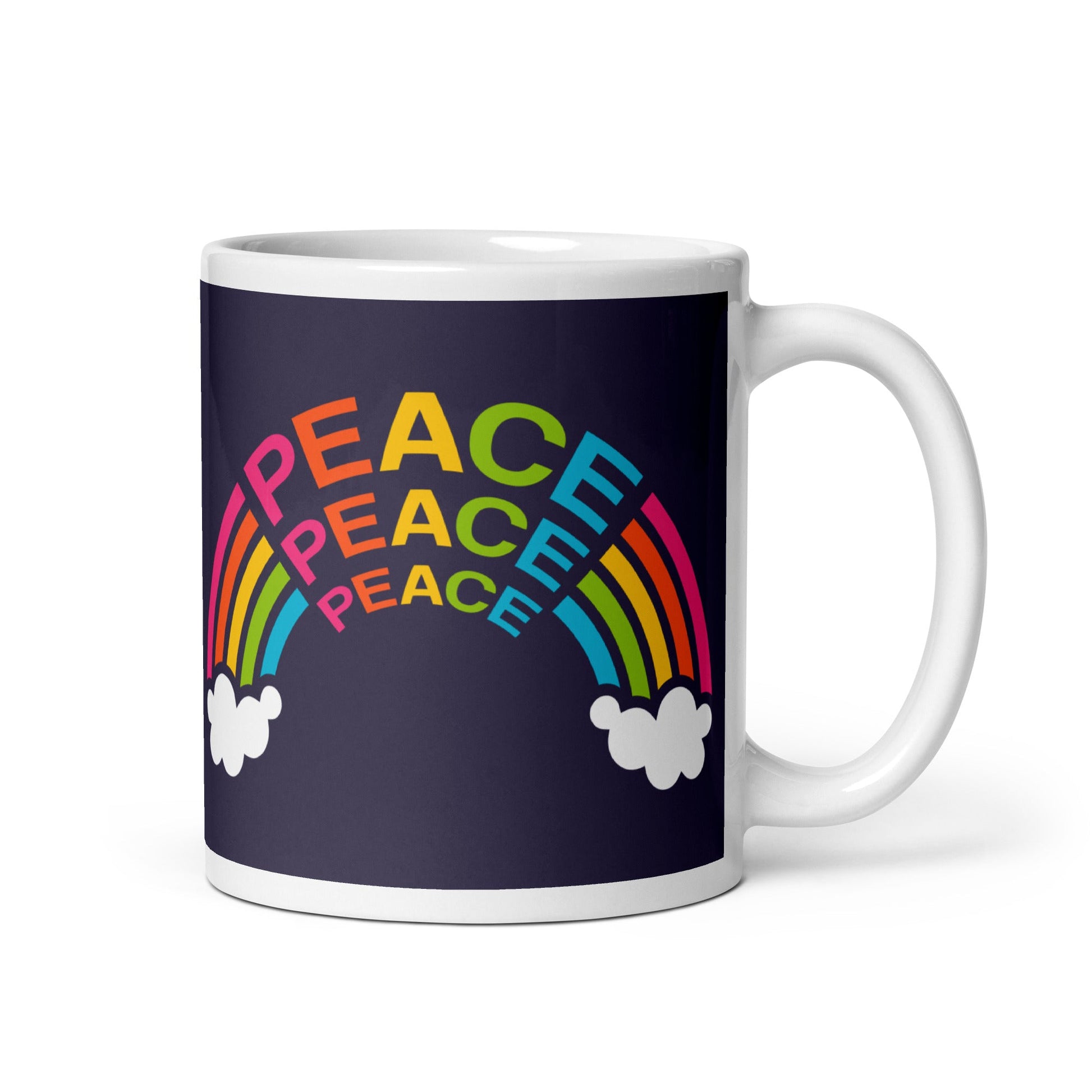 Mug - FOREVER PEACE - Peace & Rainbow 11 oz