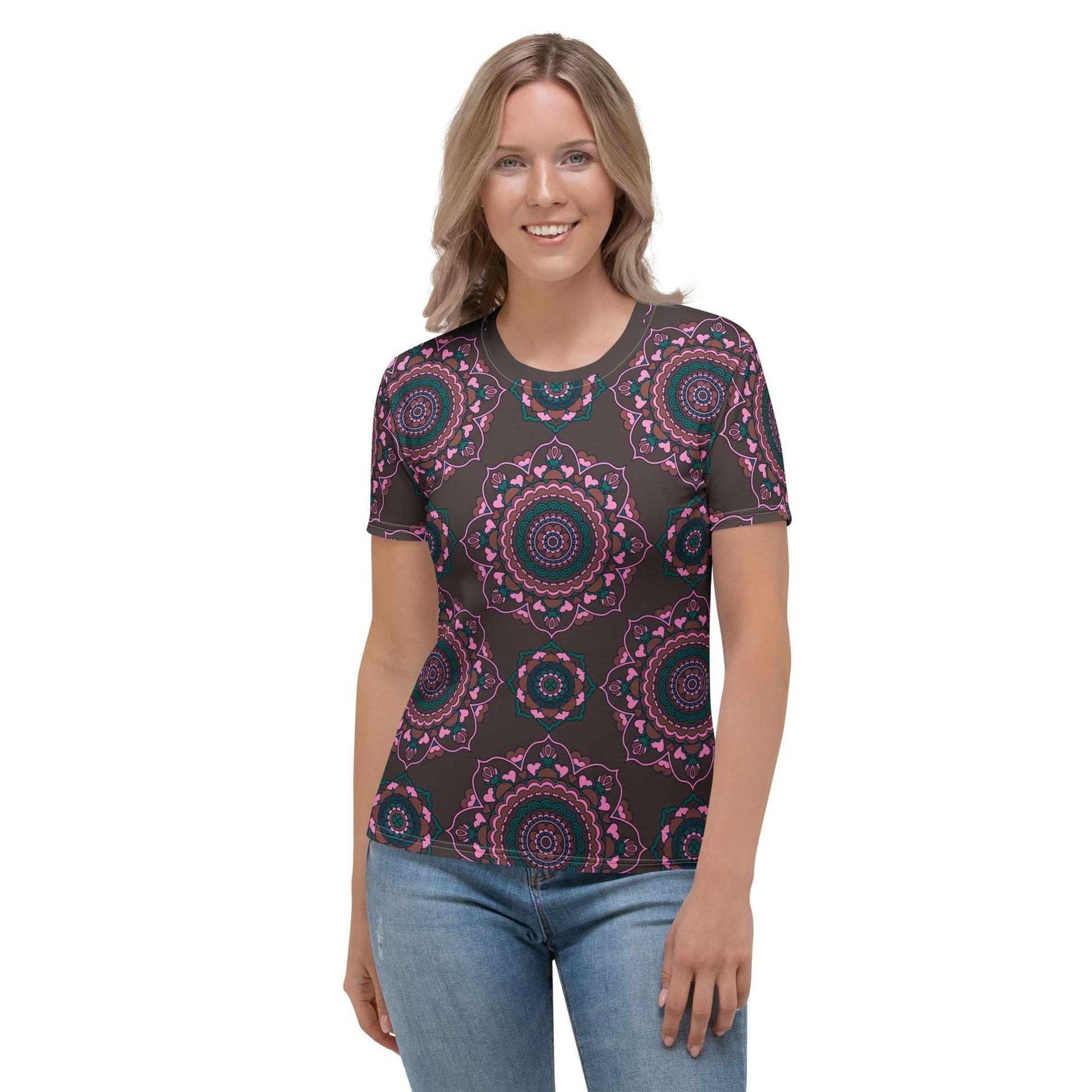 Woman's T-Shirt - FOREVERMORE pink brown