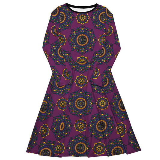 Midi Dress - FOREVERMORE plum